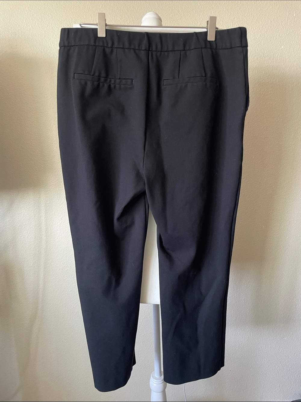 ELOQUII Black Stretch Ankle Dress Pants Size 14R | Pull-On Office Trousers - Picture 7 of 9